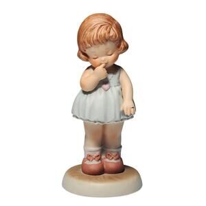 1988 Vtg Enesco Memories Of Yesterday I'se Spoken For Girl Figurine